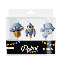 Set 3 Velas Espacio