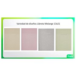 Libreta Melange Mondo 13x21 cm