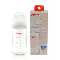 Biberón Pigeon Softouch Vidrio 240 ml