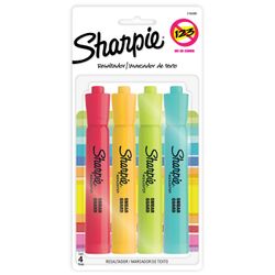 Destacadores Sharpie Tank Colores Neón 4 un.