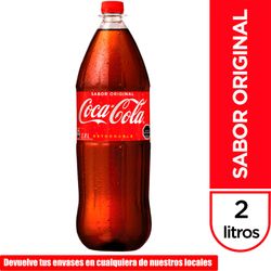 Bebida Coca Cola retornable 2 L + Envase