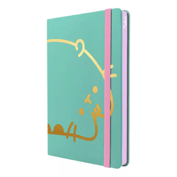 Mooving Notes A5 Tapa Dura Rayado Pusheen