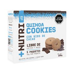Galletas de Quinoa Nutrico Cacao Nibs 150 g 5 un.