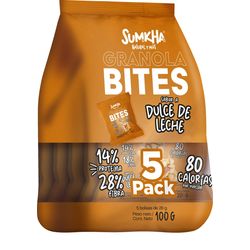Bites Granola Sumkha Dulce de Leche Bla 5 un.
