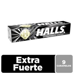Caramelos Duros Halls Menta Extra Fuerte 9 un.