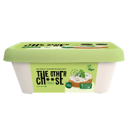 Sucedáneo de Queso Crema Ajo & Hierbas 100% Vegetal The Other Cheese 200 g