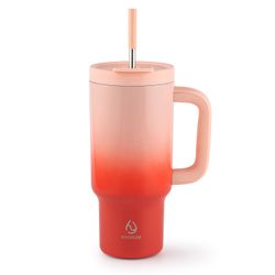 Botella Hydrum Asa Bombilla Acero 946 ml