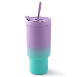 Botella Hydrum Asa Bombilla Acero 946 ml