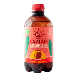 Kombucha Captain Gutsy Durazno Orgánica 400 ml