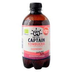 Kombucha Captain Gutsy Frambuesa Orgánica 400 ml
