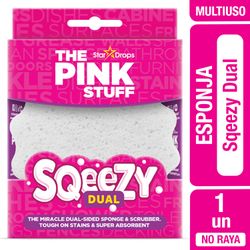 Esponja The Pink Stuff Dual Sqeezy 1 un.