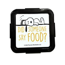 Contenedor Plástico Cuadrado Snoopy