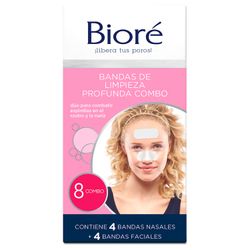 Bandas de Limpieza Biore Profunda 8 un.