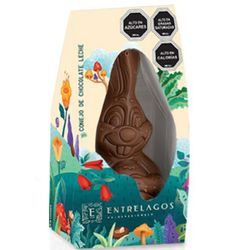 Conejo de Chocolate Entrelagos con Huevo 40 g