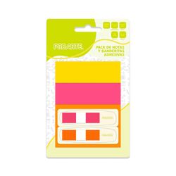 Taco de Notas Adhesivas Rainbow 400 un.