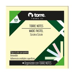 Notes Torre Magic Pastel 4 Colores