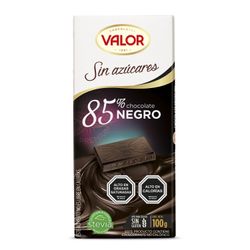 Chocolate Amargo Valor Sin Azúcar 85% Cacao 100 g