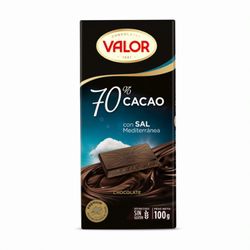 Chocolate Amargo Valor con Sal 70% Cacao 100 g