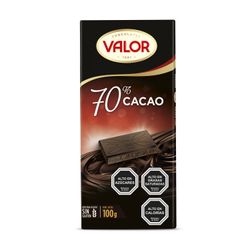 Chocolate Amargo Valor 70% Cacao 100 g