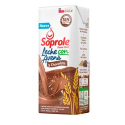 Leche Semidescremada Chocolate Soprole con Avena 200 ml