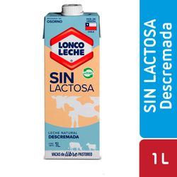 Leche Loncoleche Descremada Sin Lactosa 1 L
