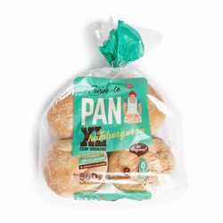 Pan de Hamburguesa Cuisine & Co Sésamo XL 8 un.