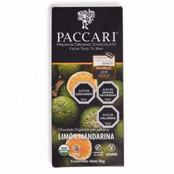 Chocolate Orgánico Pacari Limón Mandarina 50 g