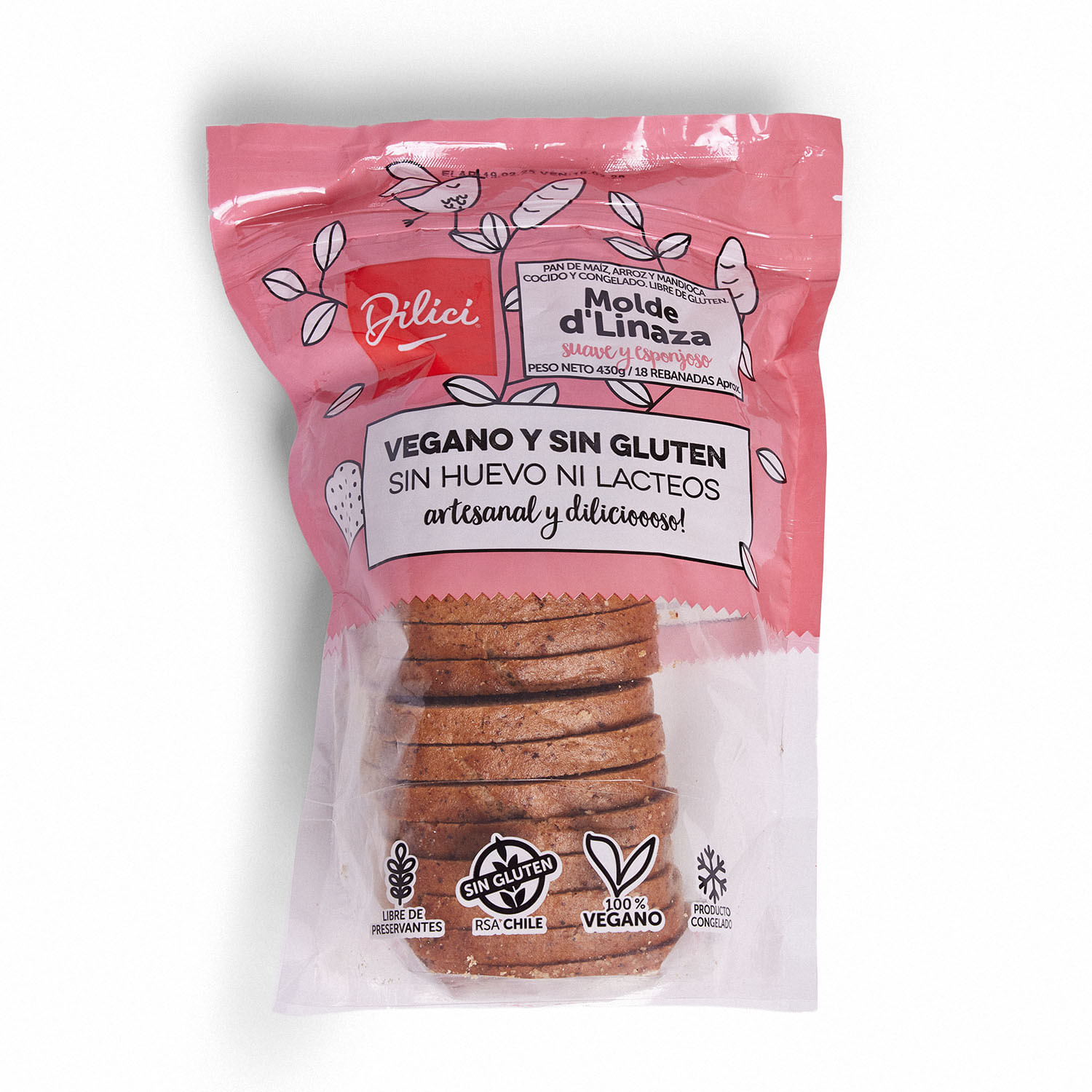 Pan Molde Linaza Dilici 430 g
