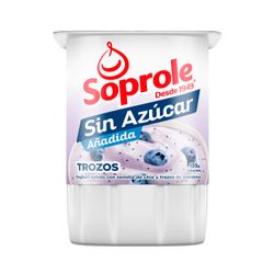 Yogurt Soprole Sin Azúcar Trozos Chía Arándano 155 g