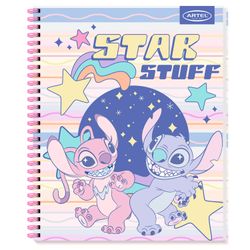 Cuaderno Universitario Stitch Pastel 100 Hojas 7 mm