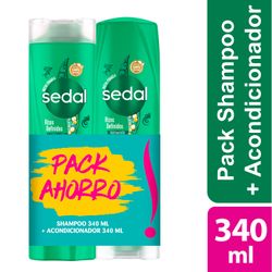 Shampoo Sedal 340 ml + Acondicionador Bomba Variedades 340 ml