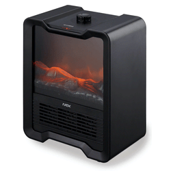 Estufa con Simulación de Fuego Nex HFS1003B Negra 1500 W