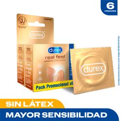 Preservativos Durex Real Feel 6 un.