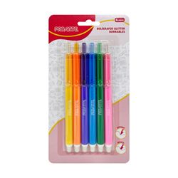 Set Bolígrafos Glitter Borrables Proarte
