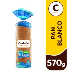 Pan Molde Castaño Blanco Sin Lactosa 570 g