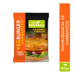 Hamburguesa Vegetal Vegmonkey Garbanzos 100 g