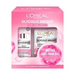 Pack L'Oreal Glycolic-Bright Serum 30 ml + Crema Día 50 ml