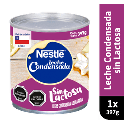 Leche Condensada Nestlé Sin Lactosa Tarro 397 g