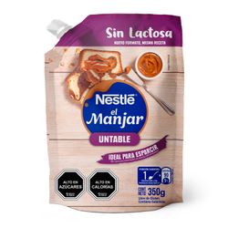 Manjar Nestlé Sin Lactosa Doypack 350 g