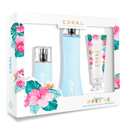 Pack Perfume Coral Br Body Refresh 100 ml + Edt 55 ml + Crema de Manos 50 ml
