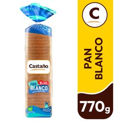 Pan Molde Castaño Blanco XL Sin Lactosa 770 g