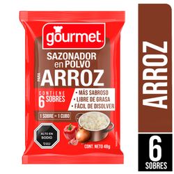 Sazonador Gourmet para Arroz 6 un.