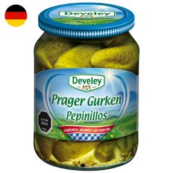 Pepinillos Develey Praguer Gurken con Especias 360 g