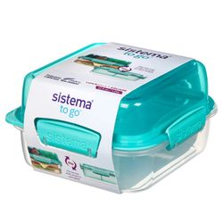 Hermético Lunch Stack Square To Go Sistema 1.24 L