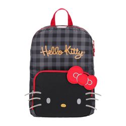 Mochila Negra Hello Kitty Detalle Pinche
