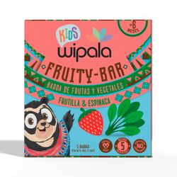 Barra de Cereal Kids Wipala Frutilla Veg Quinoa 5 un.