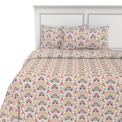 Funda Plumón Algodón Estampado King México Krea