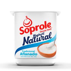 Yogurt Natural Soprole Aflanado 155 g