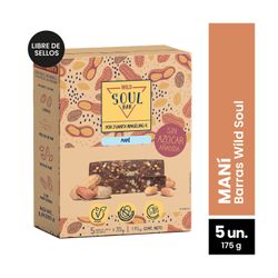 Barra de Cereal Wild Soul Bar Maní 35 g 5 un.