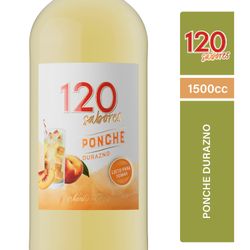 Cóctel de Vino 120 Sabores Ponche Durazno 1.5 L